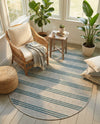 Urban Oasis Rugs Collection Area Rug -  District (Light Gray) Oval Light Gray  lifestyle 40