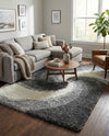 Cozy Haven Shag Collection Area Rug -  Oasis Rectangle Smoke Gray  lifestyle 23