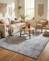 Zahara Oasis Collection Area Rug -  Marrakech Rectangle Blue  lifestyle 10
