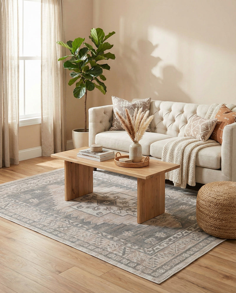 Savannah Series Collection Area Rug -  Augusta (Mink) Rectangle Mink  lifestyle 19