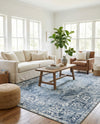 Cambridge Classics Collection Area Rug -  Magdalene (Blue) Rectangle Blue  lifestyle 8
