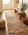 Benares Handwoven Jute Collection Area Rug - Ganges Runner Multi  lifestyle 67