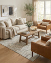 Savannah Hideaway Collection Area Rug - Savannah Rectangle Light Brown Ivory  lifestyle 16