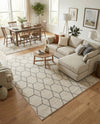 Trellis Mosaic Collection Area Rug - Arborville (Ivory) Rectangle Ivory  lifestyle 17