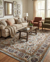 Casablanca Tapestry Collection Area Rug -  Marrakech (Cloud Gray) Rectangle Cloud Gray  lifestyle 16
