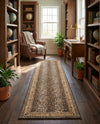 Savannah Sojourn Collection Area Rug -  Limpopo Runner Brown  lifestyle 77