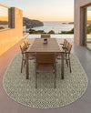 Urban Oasis Rugs Collection Area Rug -  Rooftop (Green) Oval Green  lifestyle 49