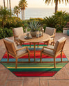 Urban Terrace Collection Area Rug -  Canopy Octagon Multi  lifestyle 42