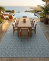 Urban Oasis Rugs Collection Area Rug -  Rooftop (Teal) Rectangle Teal  lifestyle 23