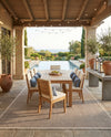 Terrace Fringe Collection Area Rug - Patio Rectangle Brown  lifestyle 33