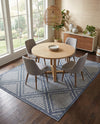 Savannah Pergola Collection Area Rug -  Eden Rectangle Navy Blue  lifestyle 21