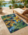 Seaside Blooms Collection Area Rug -  Grove Rectangle Multi  lifestyle 2