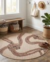 Seaside Haven Rugs Collection Area Rug -  Dunes Round Beige  lifestyle 50