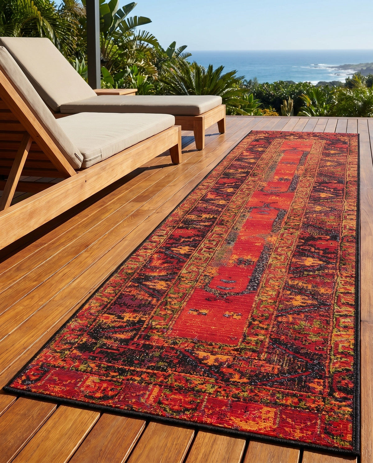 Safari Escape Rugs Collection Area Rug - Serengeti Runner Multi  lifestyle 171