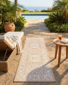 Tribal Terrace Treasures Collection Area Rug -  Incan Isle (Natural) Runner Natural  lifestyle 51