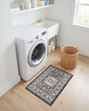 Tribal Terrace Treasures Collection Area Rug -  Incan Isle (Charcoal Gray) Rectangle Charcoal Gray  lifestyle 19