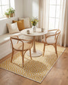 Urban Oasis Rugs Collection Area Rug -  Rooftop (Yellow Ivory) Rectangle Yellow Ivory  lifestyle 9