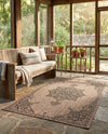 Patio Heritage Collection Area Rug -  Charleston (Beige) Rectangle Beige  lifestyle 14