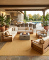 Seaside Serenity Collection Area Rug - Veranda (Corn Harvest Yellow) Rectangle Corn Harvest Yellow  lifestyle 16