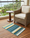 Terrace Fringe Collection Area Rug -  Veranda Rectangle Multi  lifestyle 24