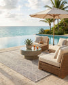 Savannah Pergola Collection Area Rug -  Glade Rectangle Gray  lifestyle 37