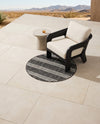 Urban Oasis Rugs Collection Area Rug -  District (Charcoal) Round Charcoal  lifestyle 31