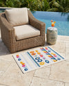 Bahama Breeze Outdoor Collection Area Rug -  Bimini Rectangle Gray  lifestyle 29