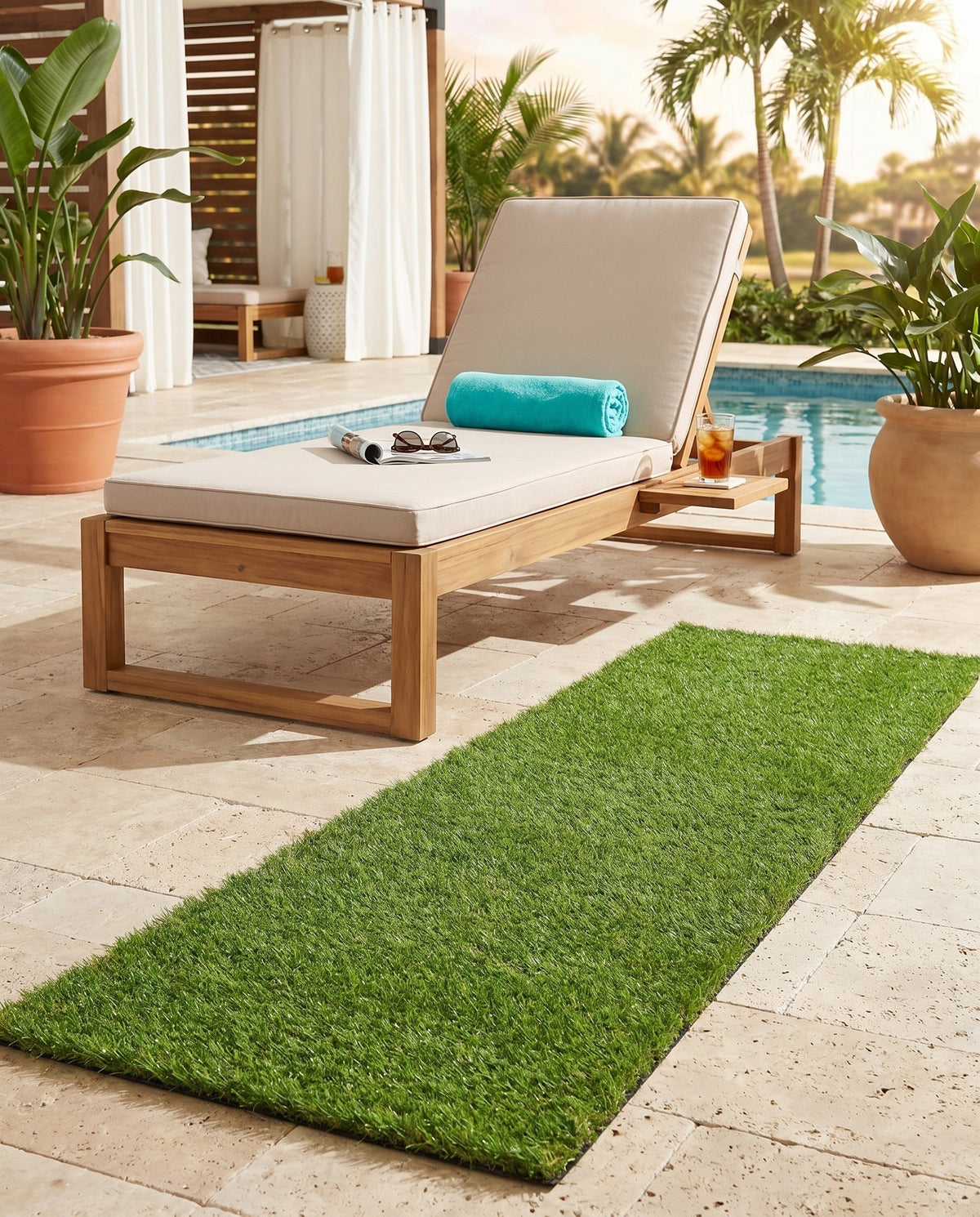 Meadow Retreat Collection Area Rug - Glen Runner Green  lifestyle 138