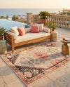 Patio Heritage Collection Area Rug -  Meadow Rectangle Multi  lifestyle 20