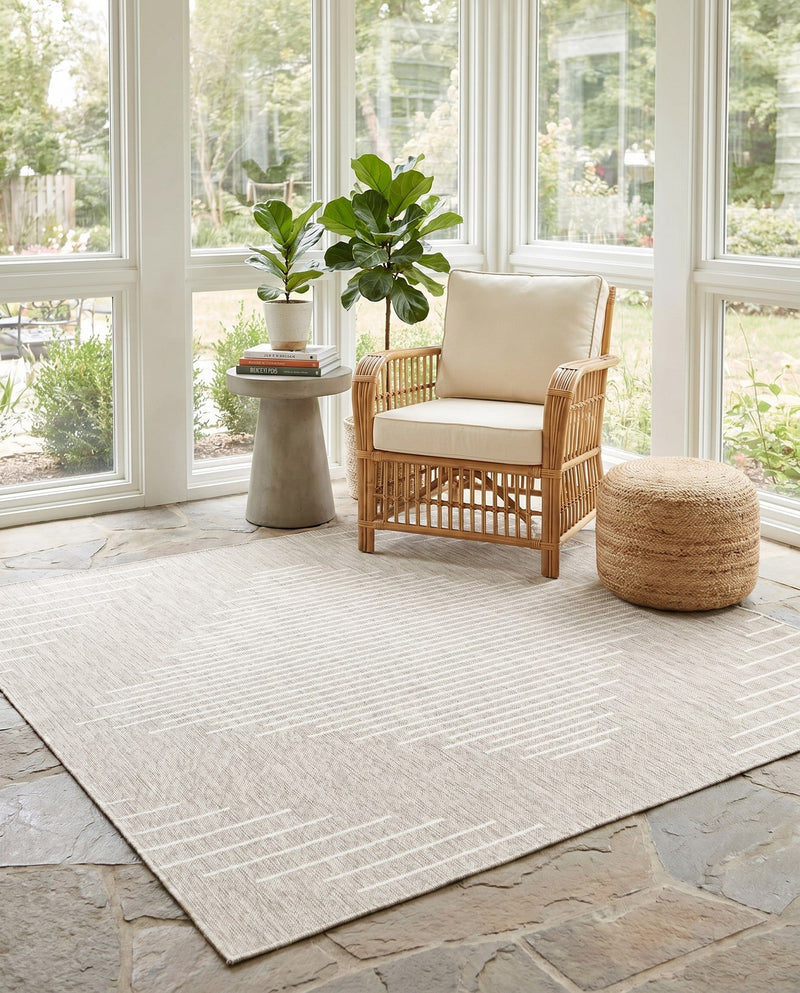 Urban Terrace Collection Area Rug -  Chelsea (Gray) Square Gray  lifestyle 25