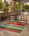 Urban Terrace Collection Area Rug -  Canopy Rectangle Multi  lifestyle 32