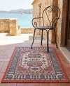 Patio Heritage Collection Area Rug - Veranda Rectangle Multi  lifestyle 23