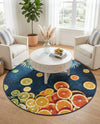 Seaside Haven Rugs Collection Area Rug -  Dunes Round Multi  lifestyle 71