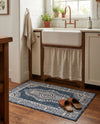 Patio Heritage Collection Area Rug -  Biloxi Rectangle Blue  lifestyle 17