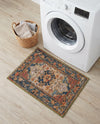Patio Heritage Collection Area Rug -  Grove Rectangle Navy Blue and Rust Red  lifestyle 7