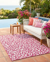 Savannah Escape Collection Area Rug -  Amazon (Magenta) Rectangle Magenta  lifestyle 13