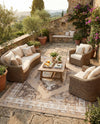 Patio Heritage Collection Area Rug -  Augusta (Natural) Rectangle Natural  lifestyle 37