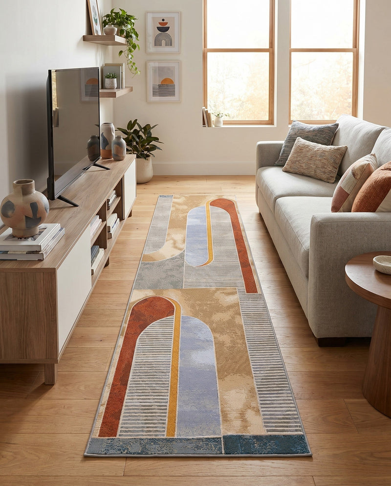Urban Terrace Collection Area Rug -  Deck Runner Multi  lifestyle 39