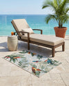 Seaside Blooms Collection Area Rug -  Tropic Rectangle Multi  lifestyle 32