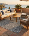 Urban Oasis Rugs Collection Area Rug -  Rooftop (Charcoal Gray) Rectangle Charcoal Gray  lifestyle 12