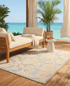 Bahama Breeze Outdoor Collection Area Rug -  Eleuthera Rectangle Gray  lifestyle 21