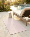 Jill Zarin Sedona Oasis Outdoor Collection Area Rug - Coconino (Pink Roses) Runner Pink Roses  lifestyle 63