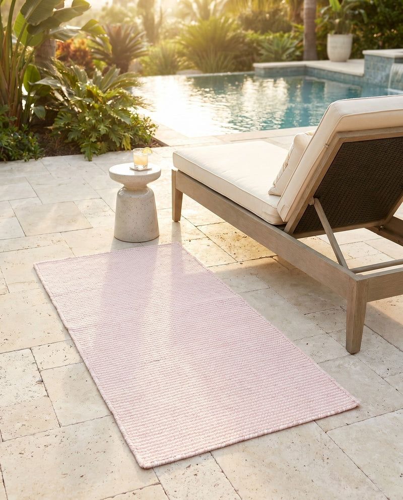Jill Zarin Sedona Oasis Outdoor Collection Area Rug - Coconino (Pink Roses) Runner Pink Roses  lifestyle 63