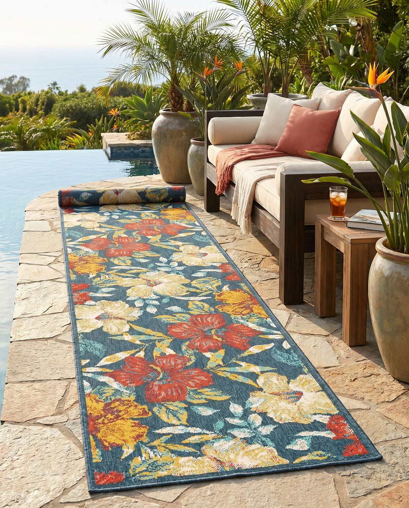 Seaside Haven Rugs Collection Area Rug -  Nautical Runner Multi  lifestyle 59