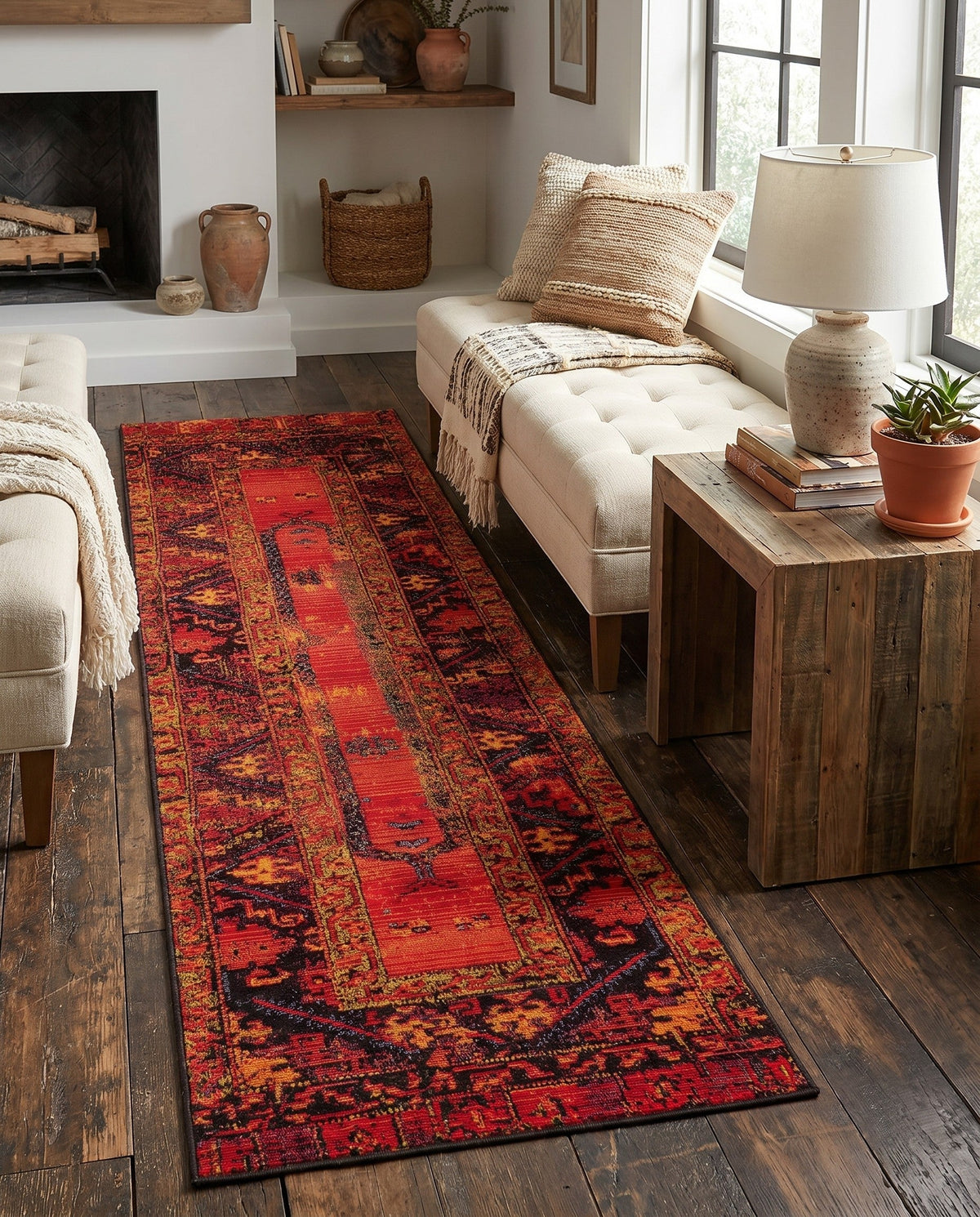 Safari Escape Rugs Collection Area Rug - Serengeti Runner Multi  lifestyle 150