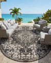 Urban Oasis Rugs Collection Area Rug -  Penthouse (Charcoal Gray) Oval Charcoal Gray  lifestyle 64