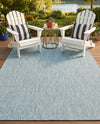 Seaside Serenity Collection Area Rug - Veranda (Aquamarine) Rectangle Aquamarine  lifestyle 11