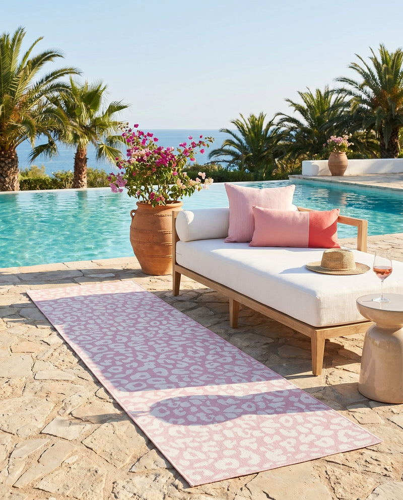 Savannah Escape Collection Area Rug -  Amazon (Pink Ivory) Runner Pink Ivory  lifestyle 42