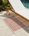 Urban Oasis Rugs Collection Area Rug -  Rooftop (Rust Red) Rectangle Rust Red  lifestyle 12
