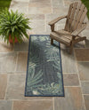 Coastal Terrace Collection Area Rug -  Anchor Runner Navy Blue  lifestyle 62